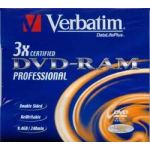 VERBATIM 9.4GB DOUBLE SIDED RAM DISC IN REMOVABLE CARTRIDGE 43493