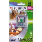 FUJI MICRO SD DIGITAL PICTURE CARD 512MB FOR PHOTOGRAPHIC, MEDICAL & SECURITY USE