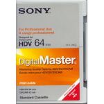 SONY MASTERING LARGE CASSETTE FOR PRO USE. 64 MIN HDVCAM. code: PHDV-64DM