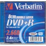 VERBATIM 8CM 2.6GB DUAL LAYER SINGLE SIDED 2.4x DVD COMPUTER, CD & DVD SUPPLIES