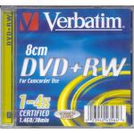 VERBATIM 8CM 1.4GB SINGLE SIDED PLUS R 4x REWRITABLE DVD COMPUTER, CD & DVD SUPPLIES
