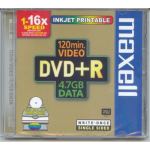 MAXELL DVD+R 4.7GB 16X FULL INKJET IN JEWELLED CASE - COMPUTER, CD & DVD SUPPLIES