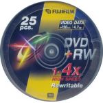 FUJI DVD47PLUSRW+RW 4.7GB REWRITABLE 1-4X IN 25 PACK P10DVPGY06A