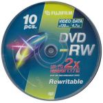 FUJI DVD-RW 4.7GB REWRITABLE 2X IN 10 PACK P10DVMGJ08A