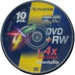 FUJI DVD47PLUSRW+RW 4.7GB REWRITABLE 1-4X IN 10 PACK P10DVPGJ04A