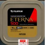  FUJI COLOR NEGATIVE FILM ETERNA 500T 16MM 400FT CAN SINGLE PERF MOTION PICTURE FILM PHOTOGRAPHIC