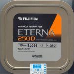 FUJI COLOR NEGATIVE FILM ETERNA 250D 16MM 400FT CAN SINGLE PERF MOTION PICTURE FILM PHOTOGRAPHIC