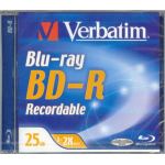 VERBATIM BLU RAY SINGLE LAYER 25GB 1-2x 135 MIN HD VIDEO 9MB PER SECOND COMPUTER CD/DVD SUPPLIES