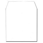 WHITE CARD MAILER 164mm x 164mm (WILL TAKE CD/DVD IN CASE) WITH ADHESIVE FLAP