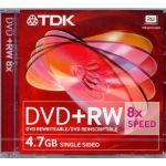TDK DVD +RW 4.7GB 3-8x REWRITABLE  - COMPUTER, CD & DVD SUPPLIES