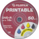 FUJI DVD-R 4.7GB 16x FULL INKJET PRINTABLE 50 PACK P10DVMGY16A