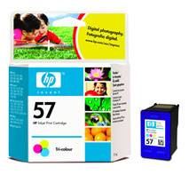 HEWLETT PACKARD HP 57 Tri-Colour (17ml) Ink Cartridge. FOR COMPUTER SUPPLIES