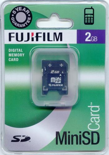 FUJI MINI SECURE DIGITAL CARD DIGITAL MEMORY CARD