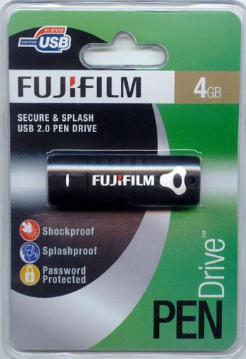 FUJI USB2 4GB SECURE & SPLASH PEN DRIVE code: P10NO79060A