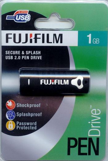 FUJI USB2 1GB SECURE & SPLASH PEN DRIVE, just Plug into any USB Port then drag and drop your folders and files with ease. - DATA, BACK UP, COMPUTER & MEDICAL SUPPLIES