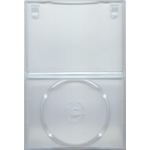 AMARAY CLEAR DVD CASE WITH PATENTED STACKING HUB - ALLOWS UP TO THREE DISCS TO BE HELD, BUT HOLDS FIRMLY JUST ONE OR TWO DISCS.