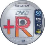 FUJI DVD+R 4.7GB 1 - 16x, 50 IN CAKEBOX - COMPUTER, CD & DVD SUPPLIES