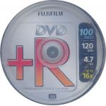 FUJI DVD 4.7GB +R 16x 100 PACK IN CAKEBOX - COMPUTER, CD & DVD SUPPLIES
