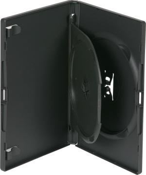 AMARAY BLACK DOUBLE DISC CASE, SEPARATE TRAY. REDTAG COMPATIBLE.