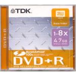 TDK DVD 4.7GB +r 1-8x - SCRATCHPROOF (MORE SCRATCH RESISTANT THAN NORMAL DISC) INDIVIDUAL JEWEL CASE