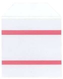 CD WALLET FOR 1 CD/DVD IN PLASTIC WITH 2 ADHESIVE STRIPS TO AFFIX WALLET AND DISC TO BOOK ETC. - COMPUTER CD/DVD SUPPLIES