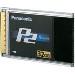 PANASONIC P2 CAMERA 32GB STORAGE CARD. code: AJ-PC032RG