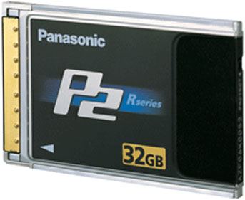PANASONIC P2 CAMERA 32GB STORAGE CARD. code: AJ-PC032RG