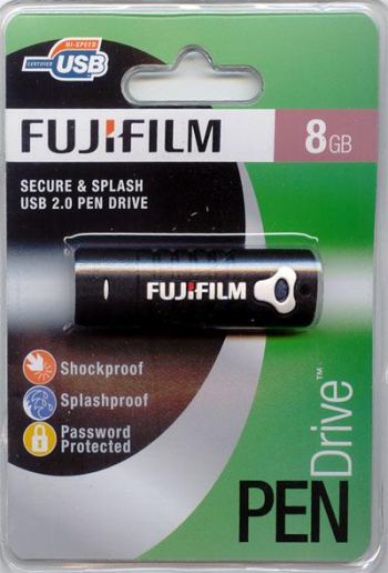 FUJI USB2 8GB SECURE & SPLASH PEN DRIVE, just Plug into any USB Port then drag and drop your folders and files with ease. - DATA, BACK UP, COMPUTER & MEDICAL SUPPLIES