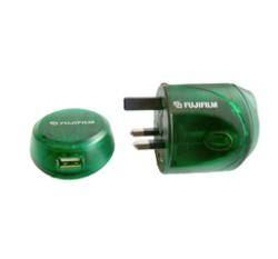 FUJI WORLD ADAPTOR & USB CHARGER- EURO 2PIN, UK 3 PIN. USA 2BLADE, AUSTRALIA 2 BLADE,