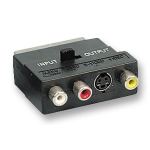 ADAPTOR SCART - 3 PHONO / S-VHS  (IN or OUT SWITCHABLE)