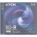 TDK BLU RAY DUAL LAYER, 50GB, 1-4x, DURABIS HARD COATING COMPUTER CD/DVD SUPPLIES