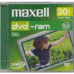MAXELL DVD 1.4GB FOR CAMCORDERS. NON-CADDY, ANTI-STATIC, DUST REPELLANT code: MAXELL 275877