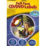 NEATO GLOSS CD/DVD 24 LABELS FULL DISC PRINTABLE PHOTO QUALITY code: 84497