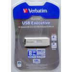 VERBATIM USB2.0 8GB STORE'N'GO DRIVE EXECUTIVE. code: 47340