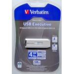 VERBATIM USB2.0 4GB STORE'N'GO DRIVE EXECUTIVE 47339