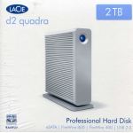 LACIE 2TB D2 QUADRA v2.1 USB2, FW4, FW8 & eSATA HARD DRIVE, 7200RPM 16MB code: 301500EK