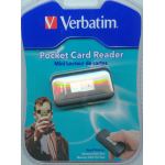 VERBATIM POCKET CARD READER FOR MEMORY STICK DUO OR MEMORY STICK PRO DUO. :47129