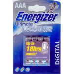 ENERGIZER AAA BATTERIES / L92 ULTIMATE LITHIUM DIGITAL 4 PACK