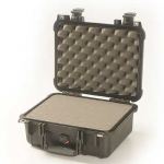 PELI CASE 1400 WITH FOAM IN BLACK. Well suited to protecting portable hard drives like the LaCIE Range - Please ask for more info.: :1400-000-110