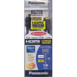 PANASONIC RP-CDHM15E-K 1.5 METRE HDMI TO HDMI MINI LEAD - HDTV/DVD LEAD