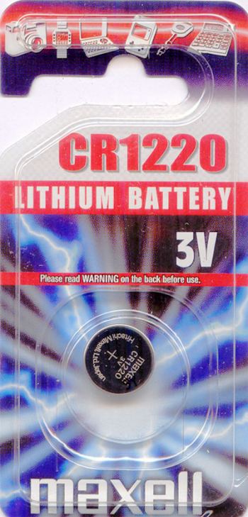 MAXELL 3V LITHIUM BUTTON BATTERY MADE IN JAPAN