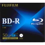FUJI BLU RAY DUAL LAYER, 50GB,  INK JET PRINTABLE IN JEWEL CASE 1-4x, WRITE ONCE, P10DHBME00A