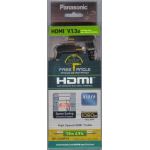 PANASONIC RP-CDHF15E-K 1.5 METRE HDMI LEAD WITH 2 x 180 DEGREE FREE ANGLE ROTATING PLUGS-