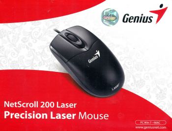 GENIUS USB PRECISION LASER MOUSE NETSCROLL 200 LASER