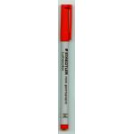 STAEDTLER  RED  NON PERMANENT UNIVERSAL PEN.