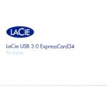 LACIE USB 3.0 EXPRESS CARD 34 WITH POWER SUPPLY 5V/2A: 130998