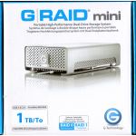 GTECH G-RAID MINI 1TB RAID FW800 (Cable to connect FW400), USB2.0, ESATA 7200 RPM GRM31000