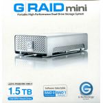 GTECH G-RAID MINI 1.5TB RAID FW800 (Cable to connect FW400), USB2.0, ESATA 7200 RPM GRM3 1500