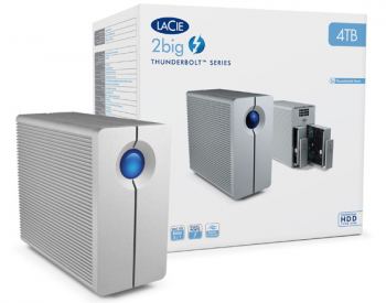 LACIE 4TB 2BIG 7200RPM THUNDERBOLT DRIVE. RAID, 2 PORT: 9000191