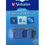 VERBATIM  MEMORYSTICK 8GB CLASSIC USB DRIVE :43991